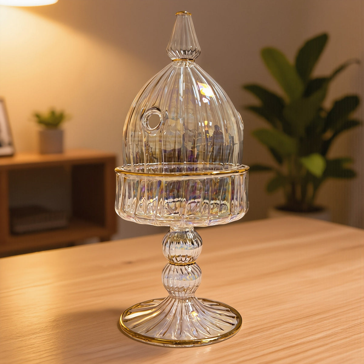 Qubba domed glass mabkhara, Model 144 — evening light