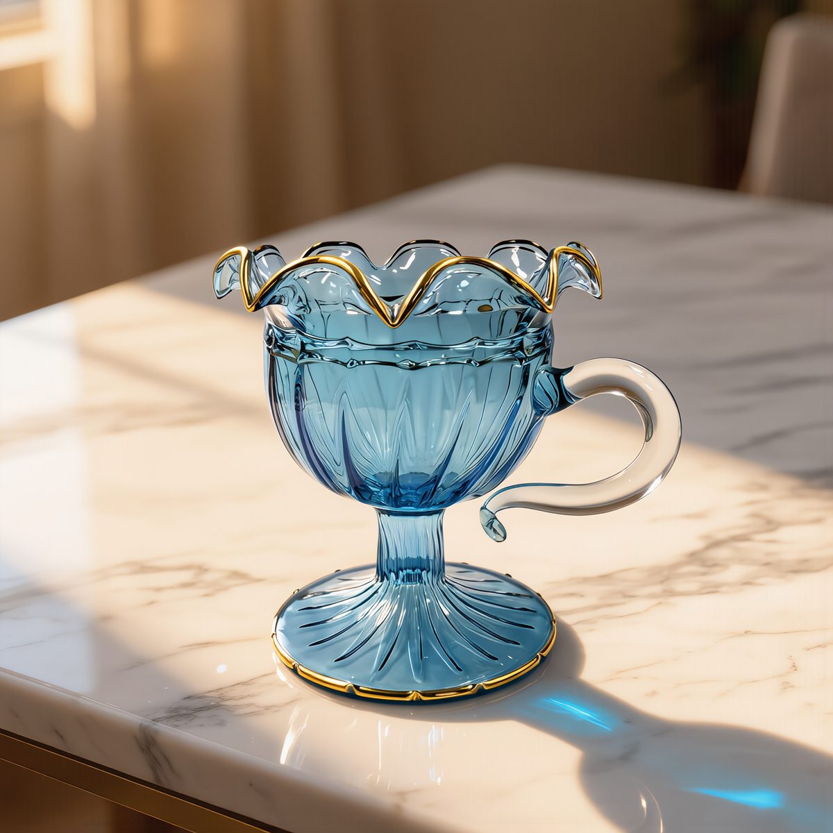 Finjan handled glass mabkhara, Model 166 — view 3