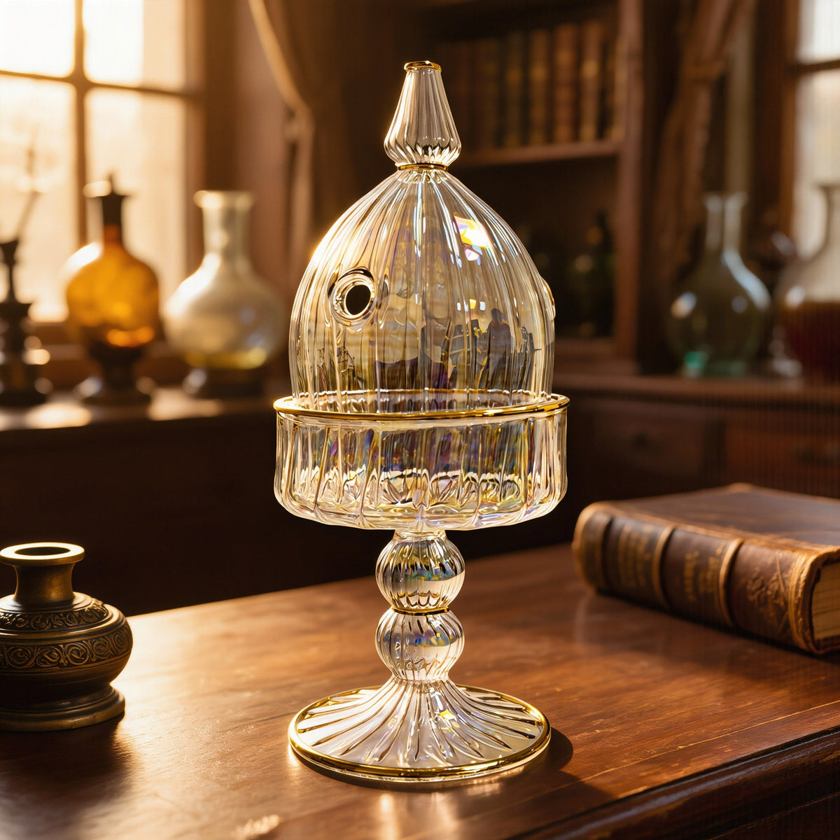Qubba domed glass mabkhara, Model 144 — view 6