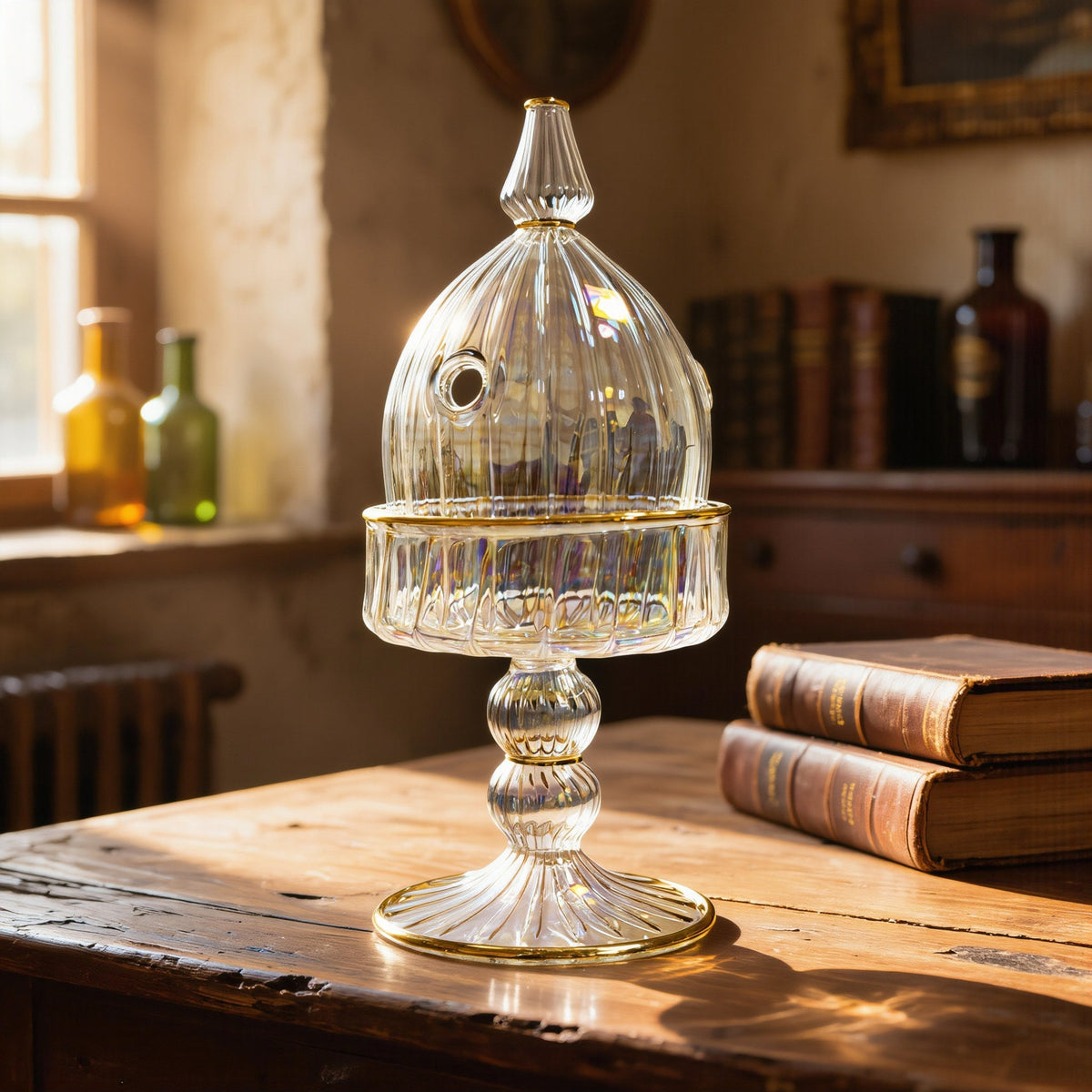 Qubba domed glass mabkhara, Model 144 — view 7