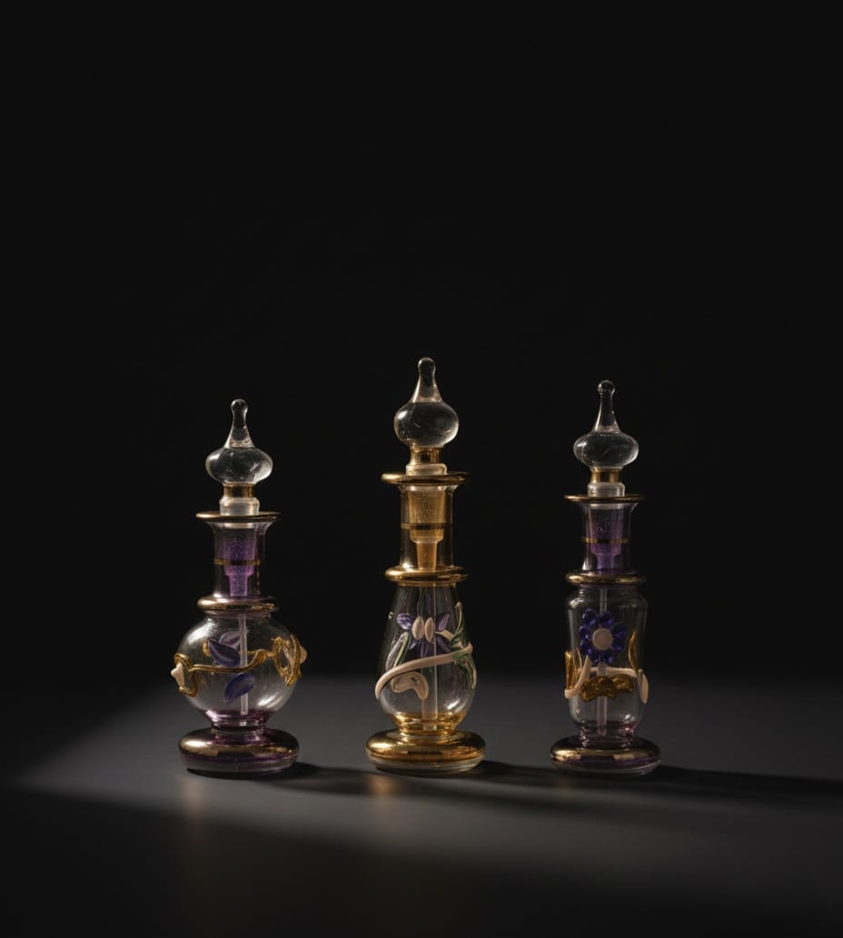 Amber Lot — 100 Attar Bottles, 5–6 ml, All Amber