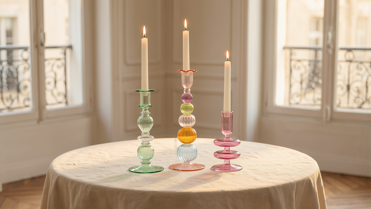 Ready-Stock Lot — 50 Mixed Glass Candle Holders